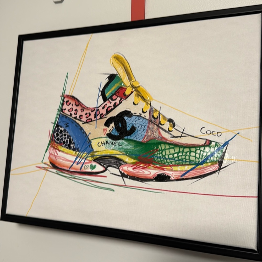 Sneaker painting